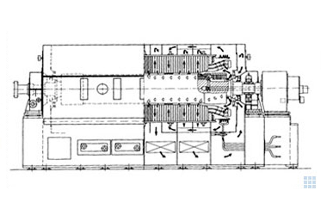 Turbina de vapor de eje único